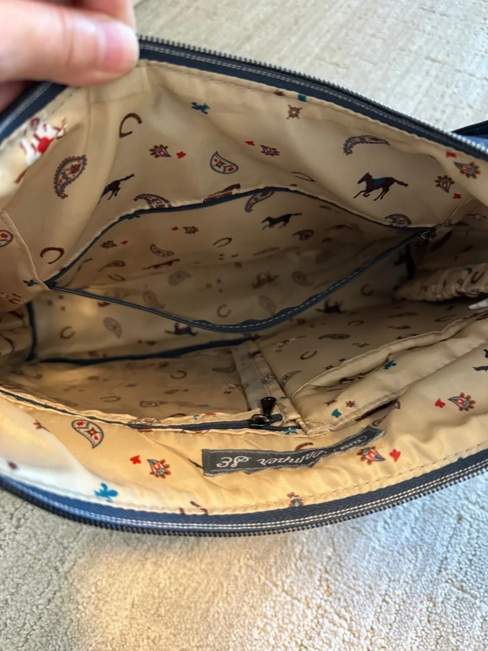 Lug Camper SE Horse Crossbody Purse Handbag - Picture 3 of 5